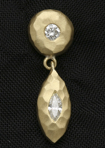 DiamondRhombus GyreCountess Earring(.50ctw)(18k)