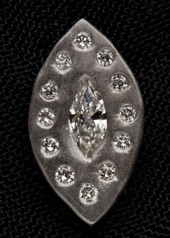DiamondRhombus CelestialCountess Button Earring(.54ctw)