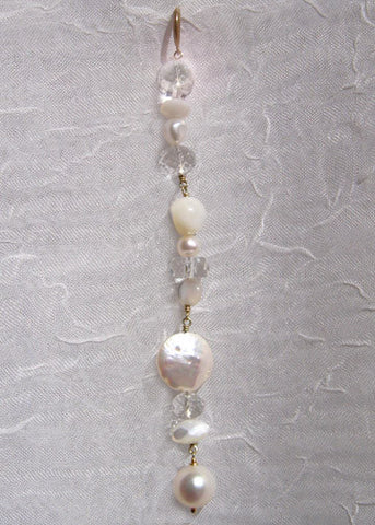 Full ArcticMoon Snowball Icicle (mother of pearl/pearl/white topaz)