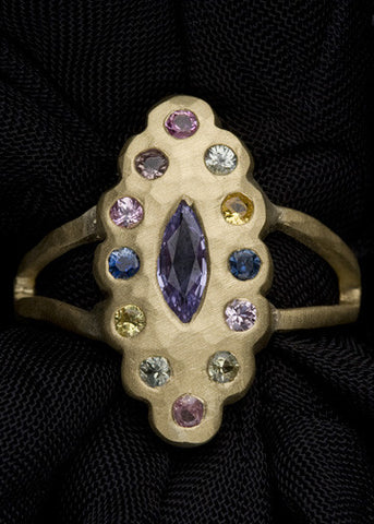 Sapphire Countess Celestial Ring(.90ctw)
