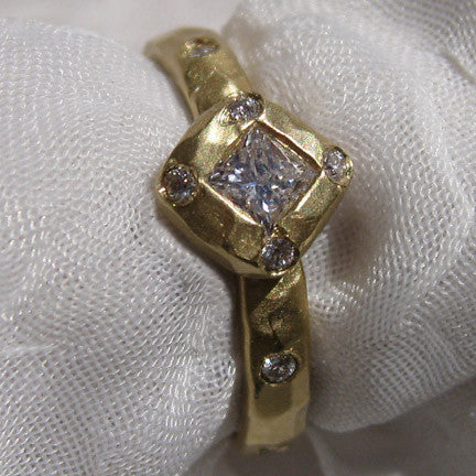 PrincessDiamond Constellation Ring(.36ctw)