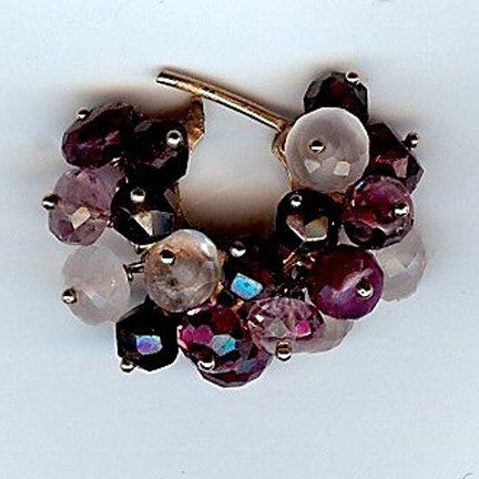 Garnet earrings 2025 for baby