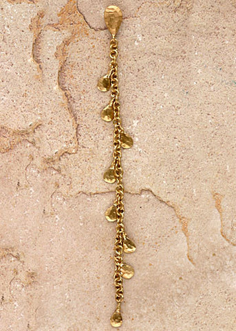 GoldPear RainChain Earring(18k)