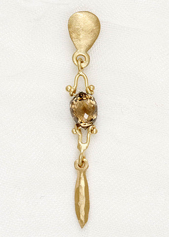 GoldPear Roquis Cognac Diamond Baby GoldMarquis Earring(1ctw)