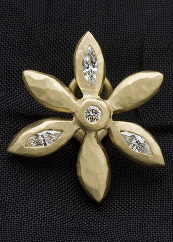 DiamondRhombus Countess Flower Earring(1.1ctw)(18k)