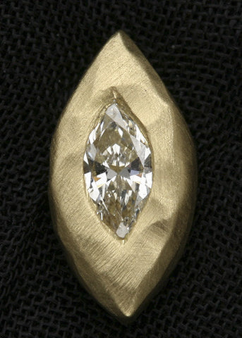 DiamondRhombus Countess Button Earring(.50ctw)(18k)