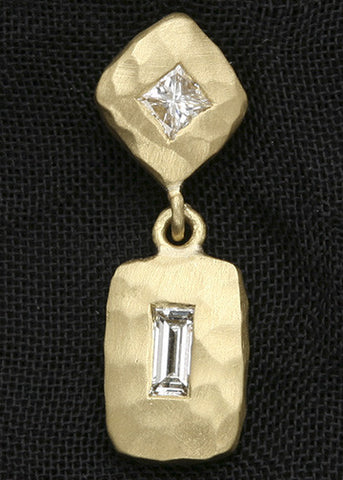DiamondRhombus ContessaIngot Earring(.50ctw)(18k)