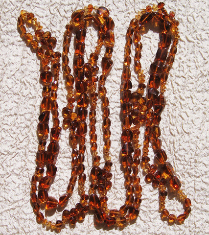 Brandy Citrine 54" Meander (OneofaKind)