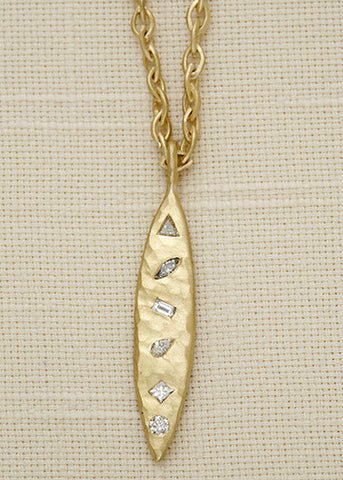 DiamondMosaic GoldMarquis NobleChain(.40ctw)(18k)