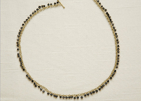Rapt BlackDiamond DewDrop Necklace(16.5ctw)(18k)